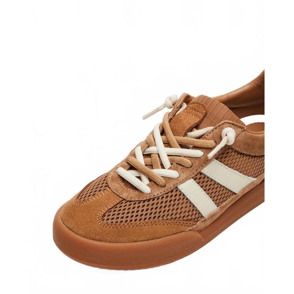 NEW STEVE MADDEN women's verdict sneaker in tan - Picture 6 of 6